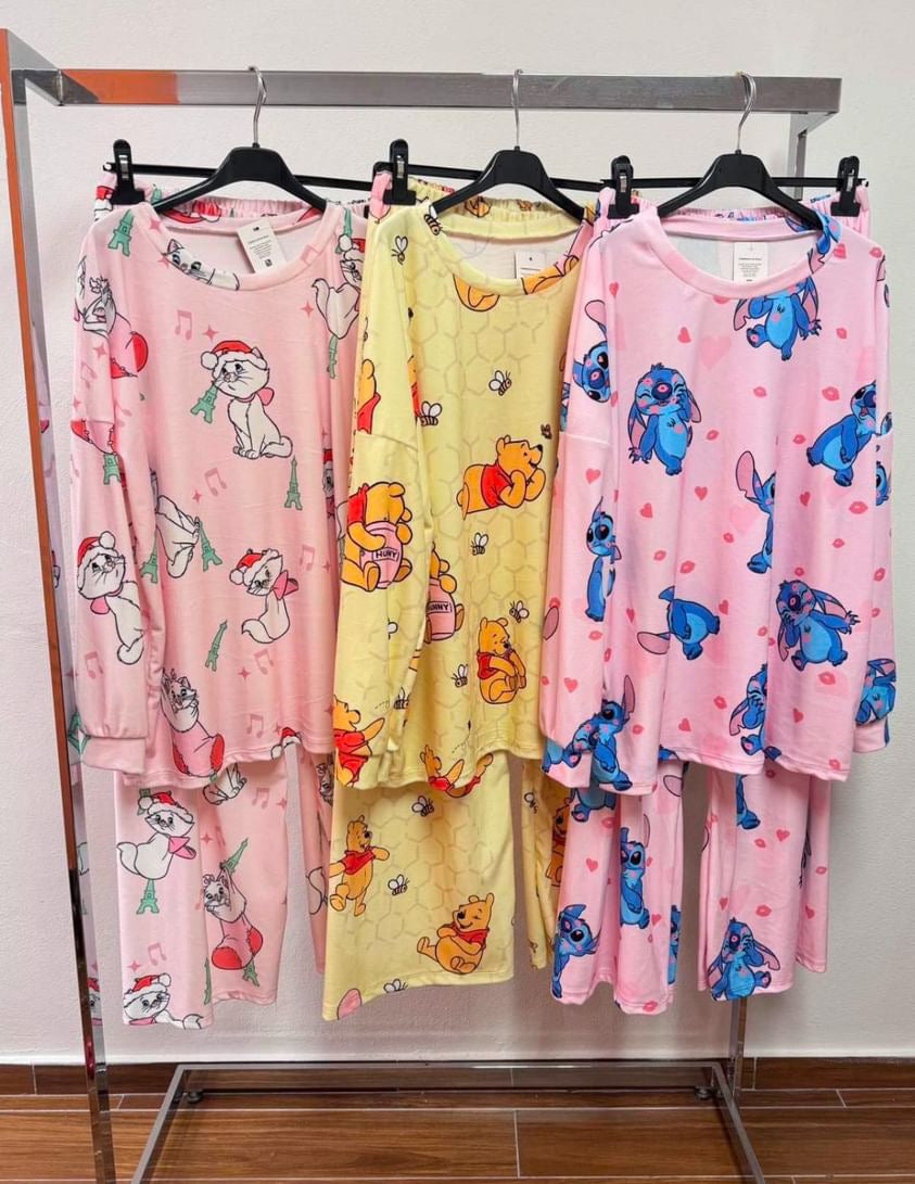 Winter Dreamy Cartoon Pajamas