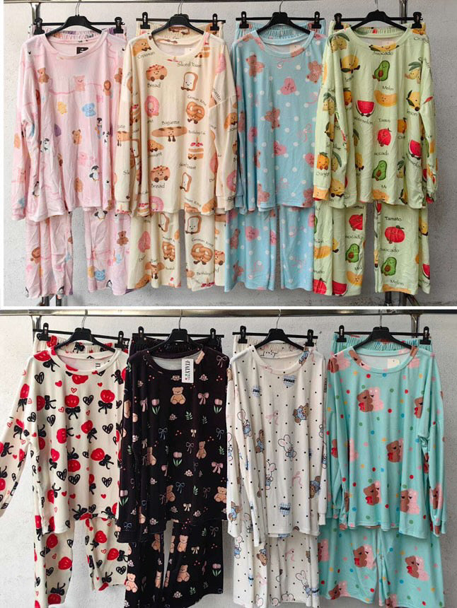 Winter Dreamy Cartoon Pajamas