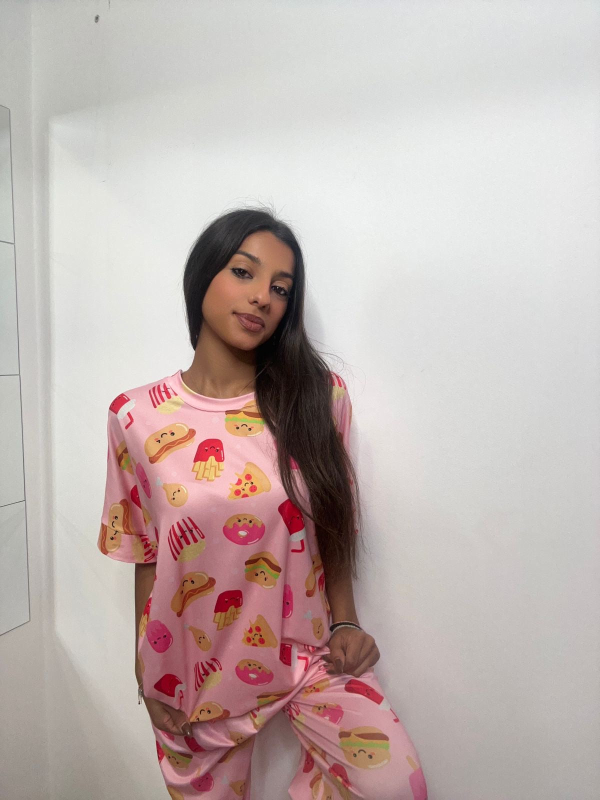 Floral Cartoon Pink Dream Pyjamas