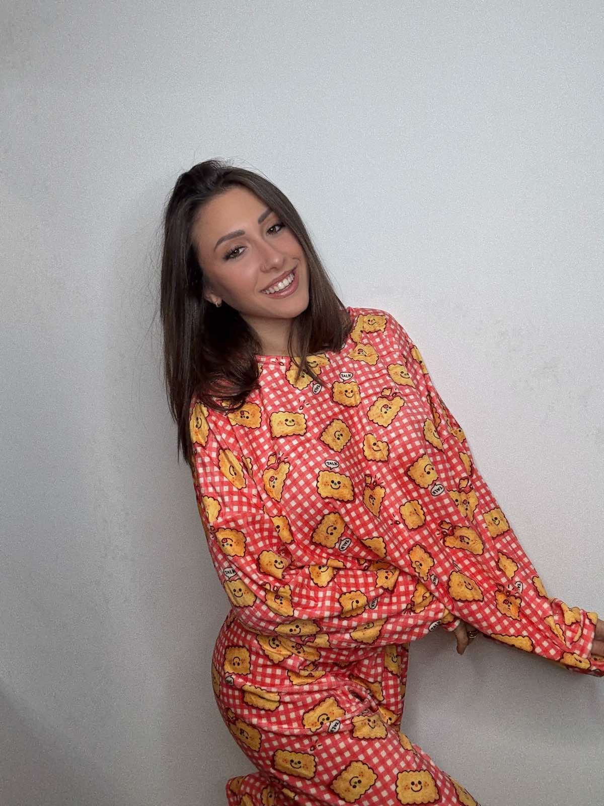 New Glam Cartoon Pyjamas (Orange)