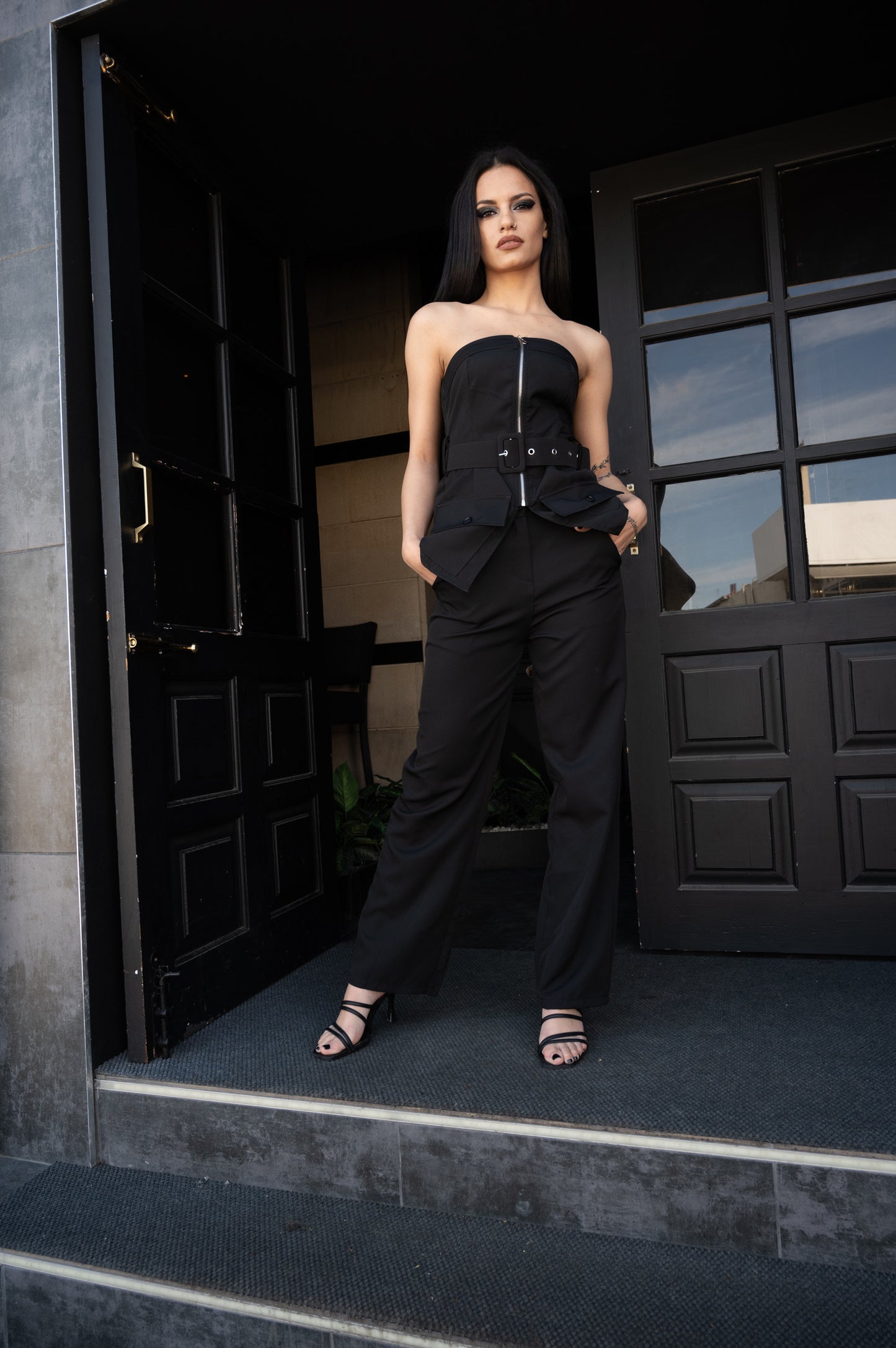 Noir Sophisticate Outfit