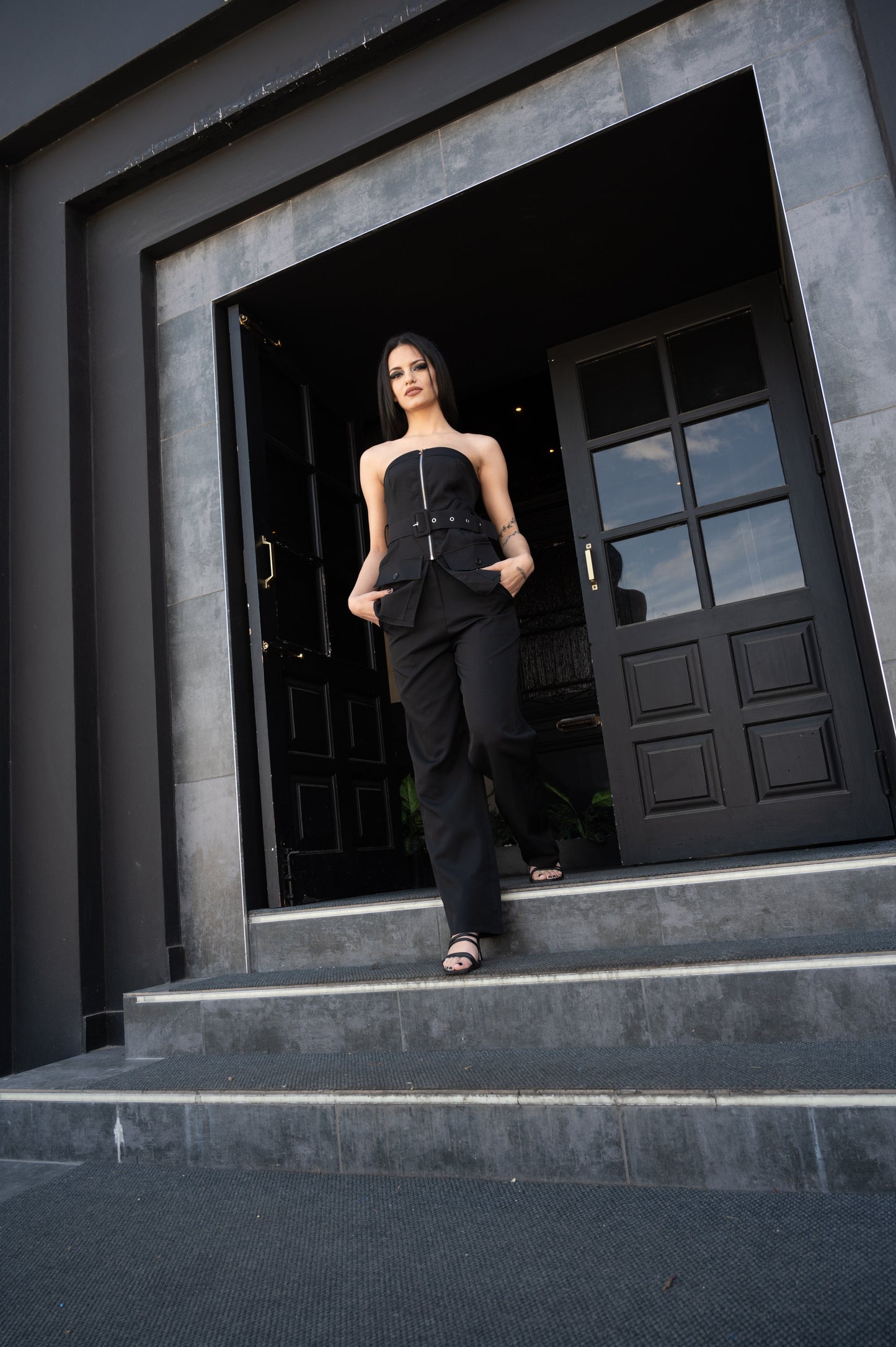 Noir Sophisticate Outfit