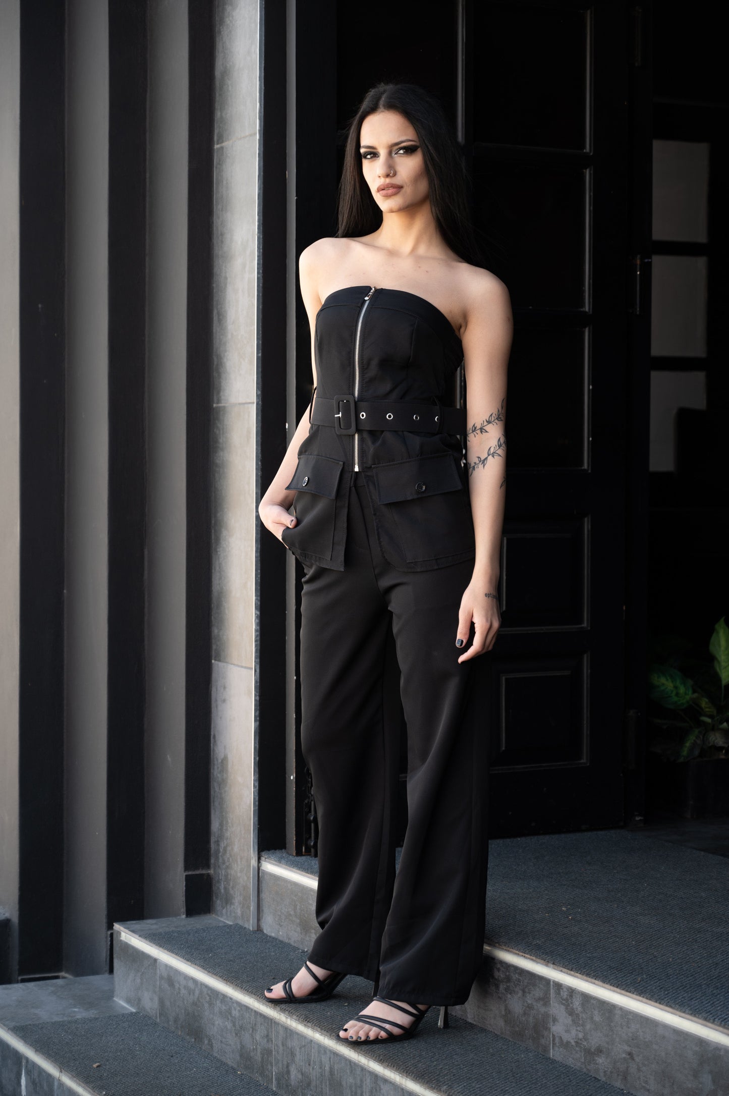 Noir Sophisticate Outfit