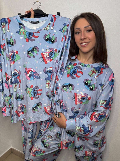New Glam Cartoon Pyjamas (Pink- TEDDY BEAR)