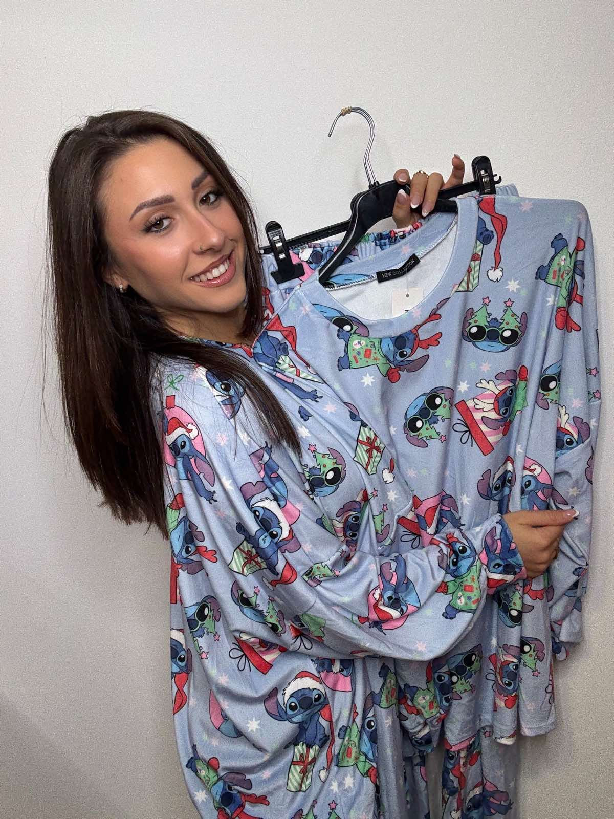 New Glam Cartoon Pyjamas (Pink- TEDDY BEAR)