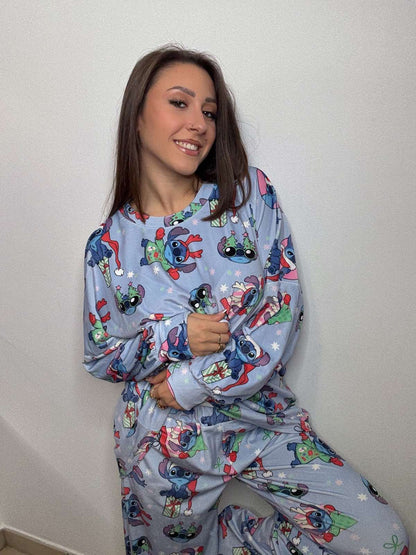 New Glam Cartoon Pyjamas (Pink- TEDDY BEAR)