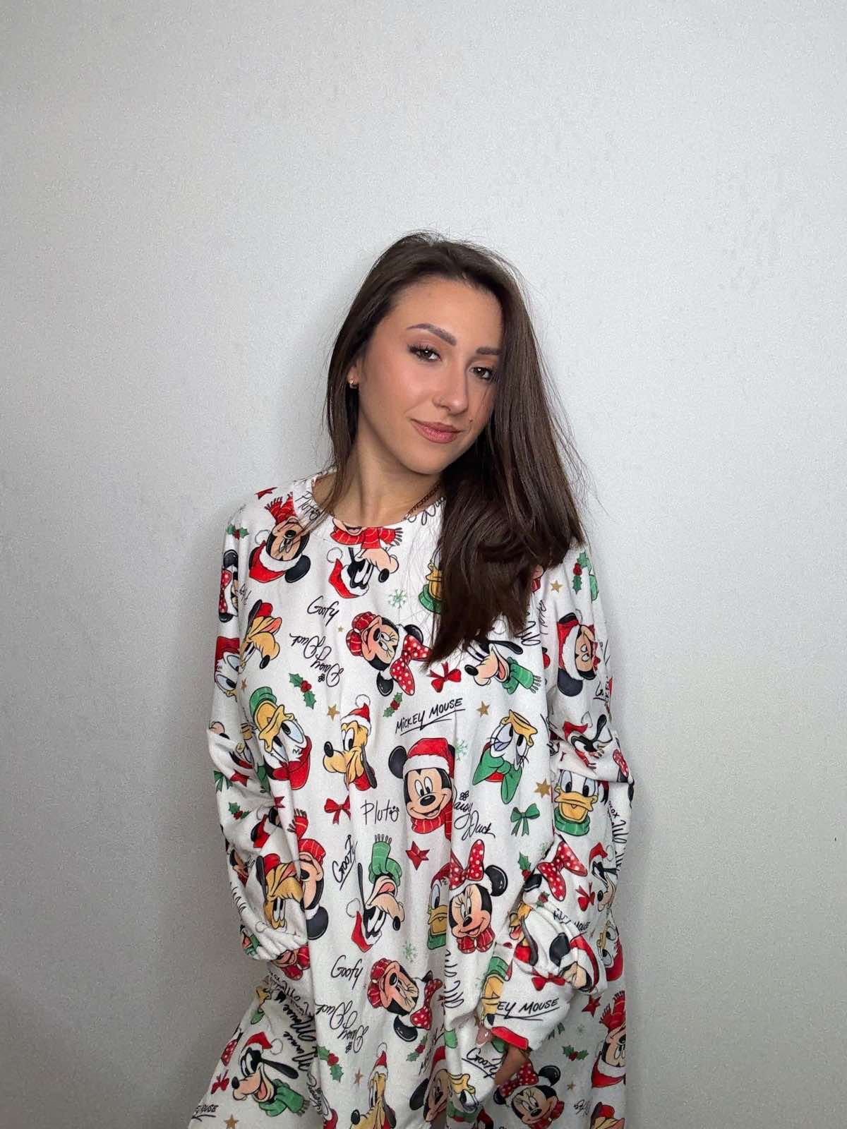New Glam Cartoon Pyjamas (Pink- TEDDY BEAR)