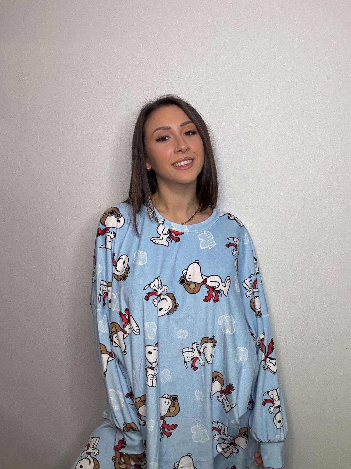 New Glam Cartoon Pyjamas (Pink- TEDDY BEAR)