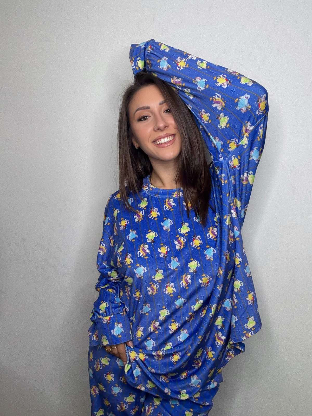 New Glam Cartoon Pyjamas (Pink- TEDDY BEAR)