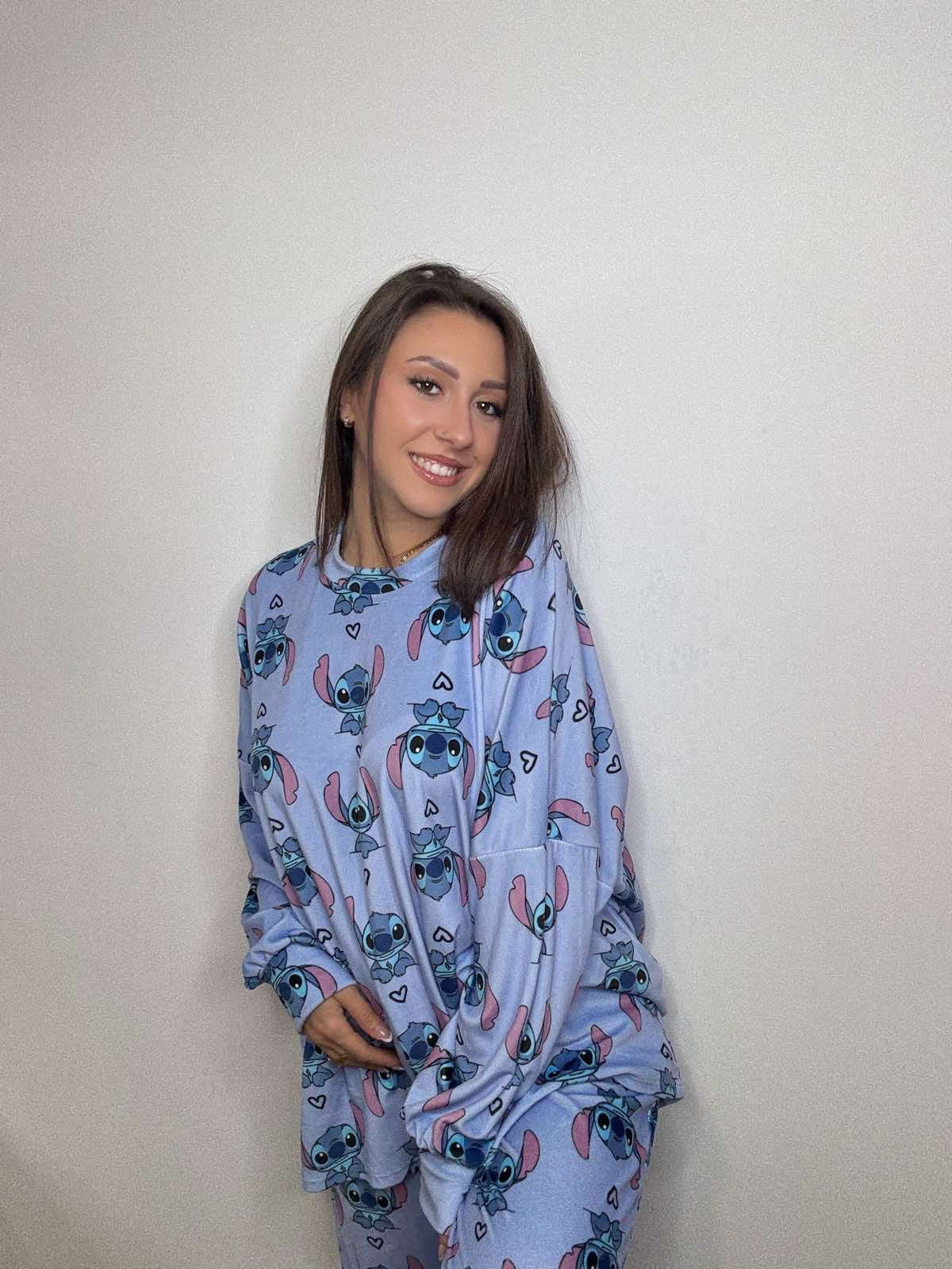 New Glam Cartoon Pyjamas (Pink- TEDDY BEAR)