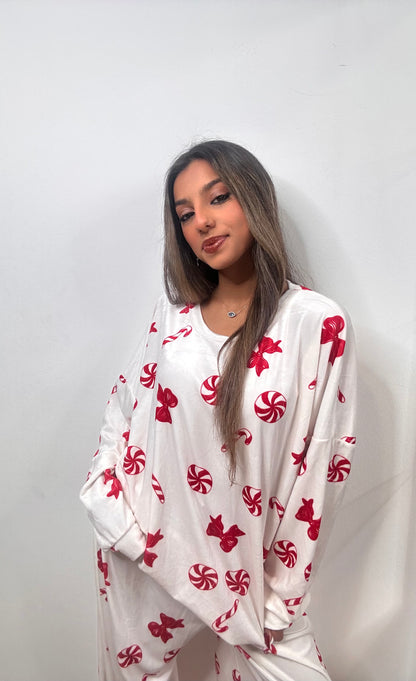 New Glam Cartoon Pyjamas (Pink- TEDDY BEAR)