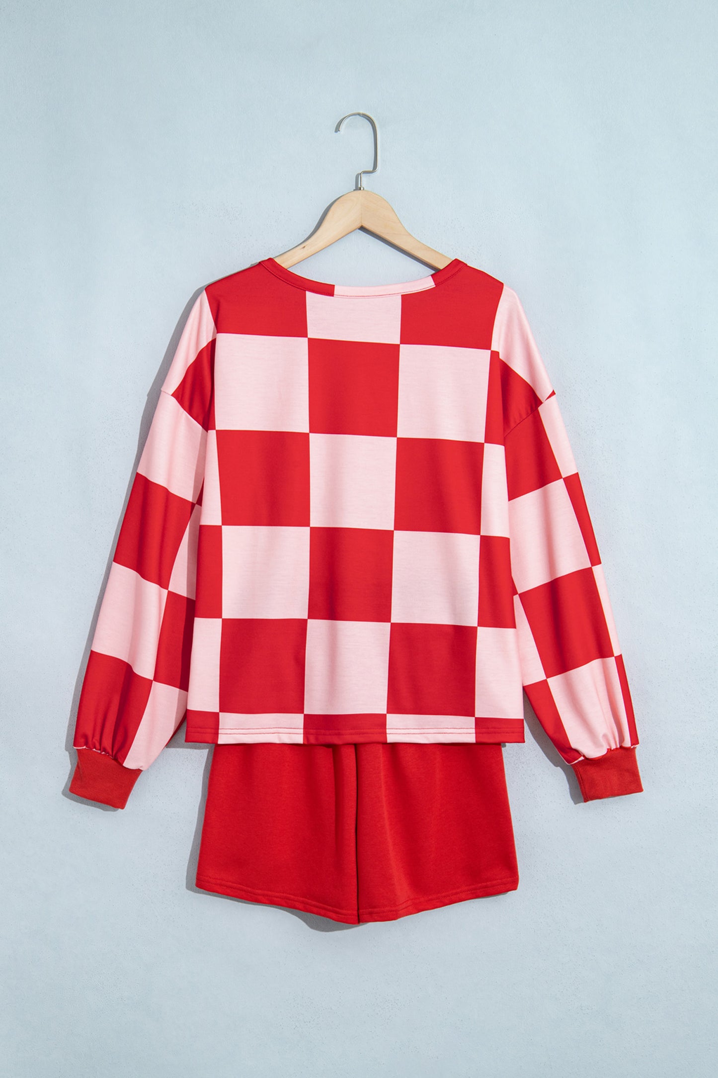Ruby Checkerboard Shorts Set