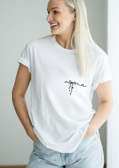MAMA Lips Statement T-Shirt in M